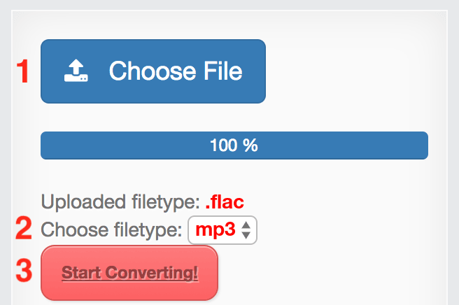 How to convert FLAC files online to MP3